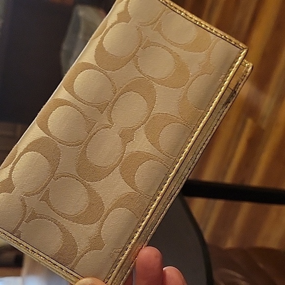 Coach Checkbook Wallet - Picture 1 of 10